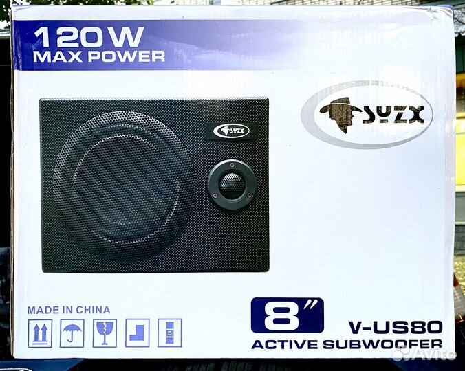 Новый сабвуфер под сидение 120 Вт