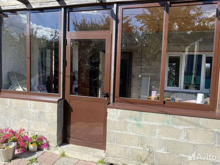 Окна на веранду