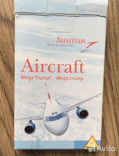 Карты, Aircraft Mega trump, Austian airlines