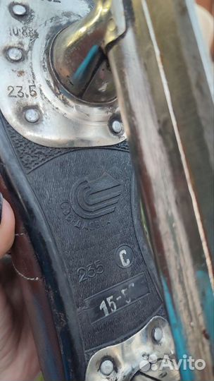 Коньки детские из натуральной кожи 23.5 размер