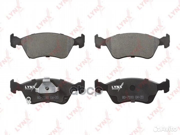 Колодки тормозные дисковые перед BD7590