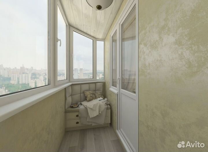 Отделка балконов и лоджий