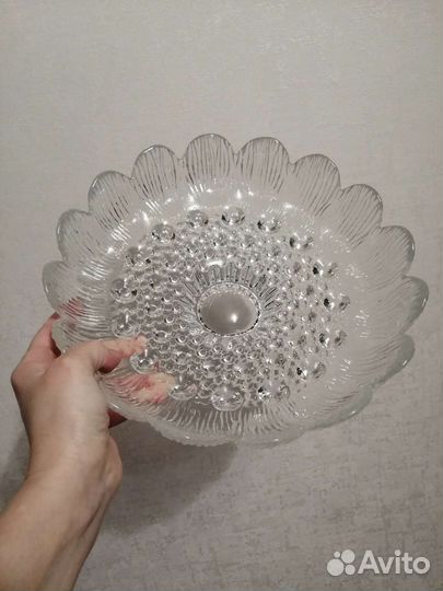 Ваза, салатник СССР 1970 ые хрусталь