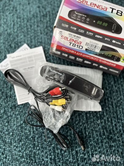 Приставка для цифрового телевидения T81D