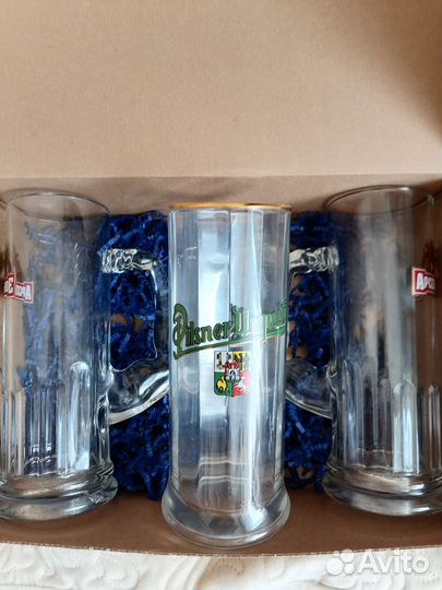 Кружки и бокалы пивные