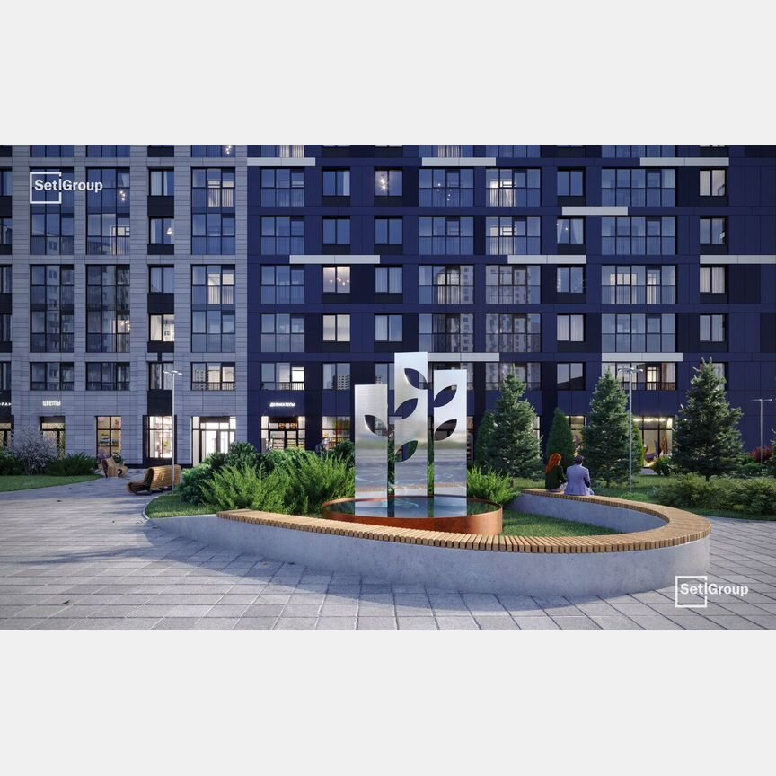 1-к. квартира, 33,1 м², 7/12 эт.
