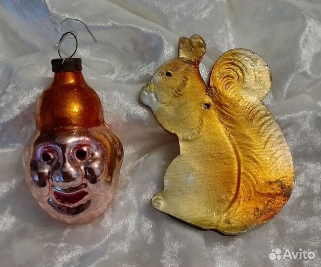 Елочные игрушки СССР и дед Мороз