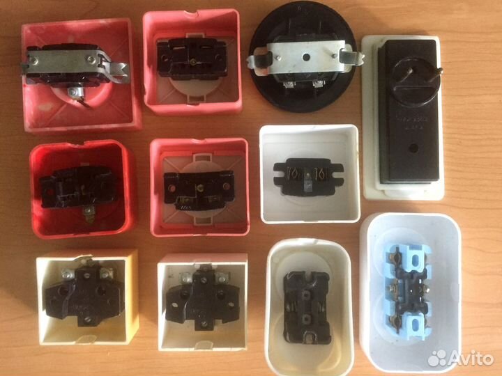 Розетки и выключатели СССР