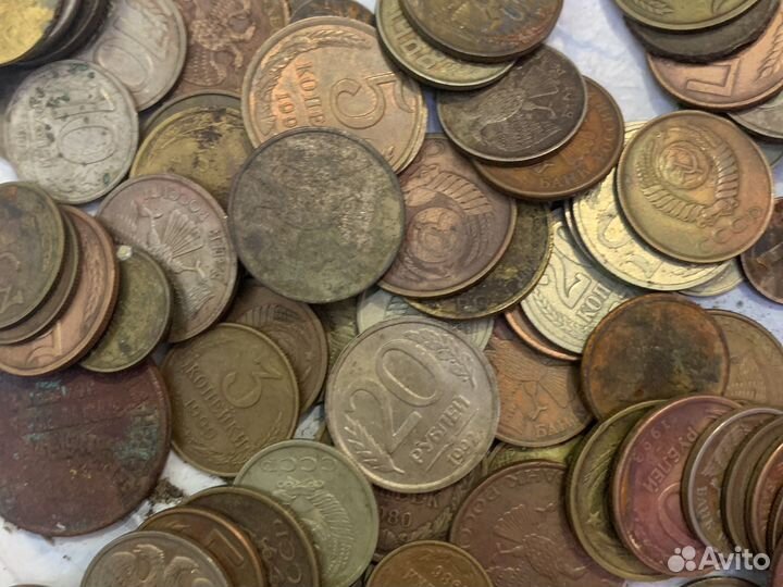 3,3 кг монет СССР