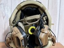 Тактический шлем бр2 свмпэ в сборе(комплект)