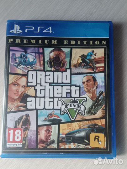 Gta 5 ps4 premium edition диск в идеале
