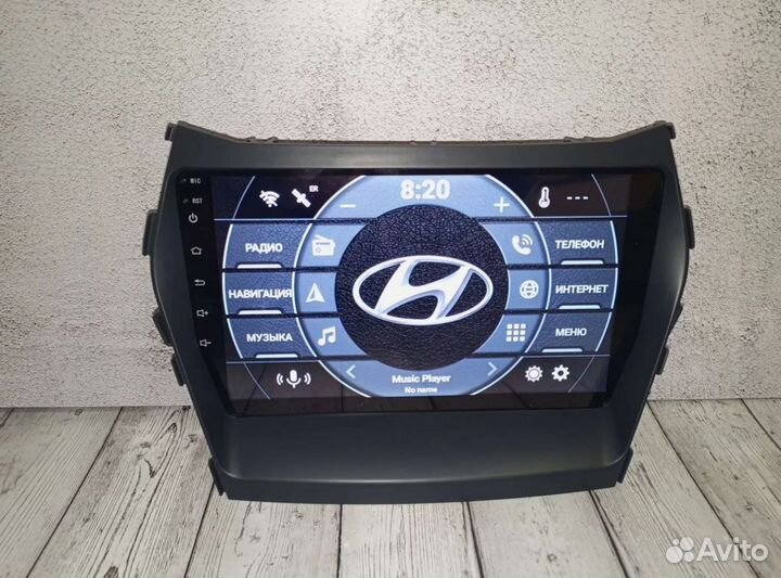 Магнитола Hyundai Santa Fe 3 на Android IPS экран