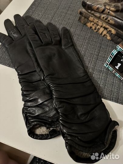 Перчатки кожаные 6