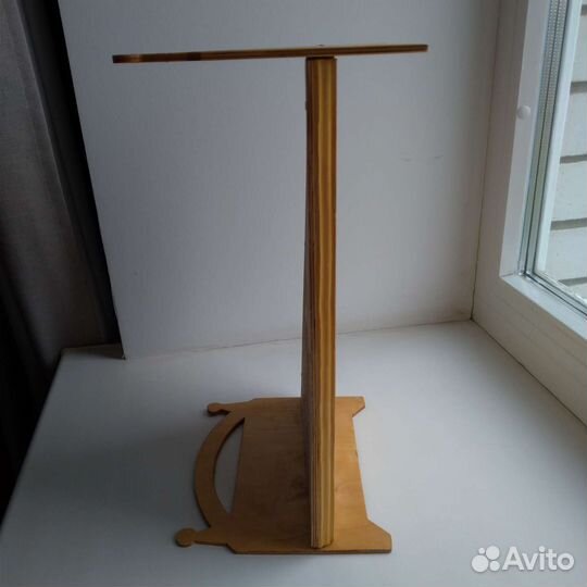 Поднос с ручками деревянный для дачи