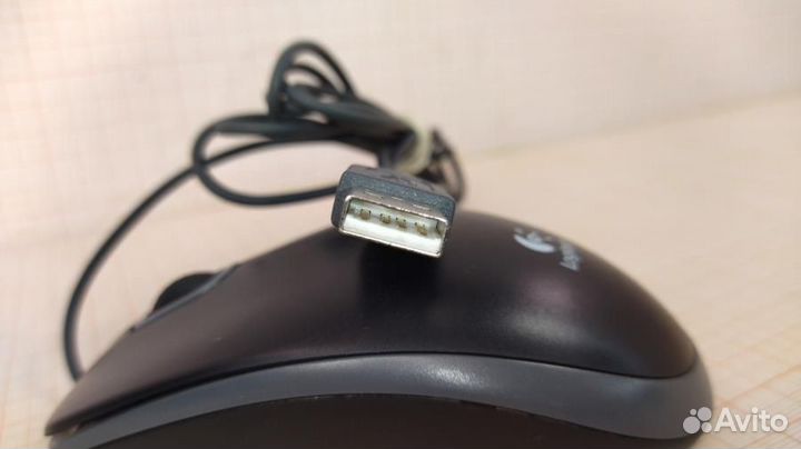 Мышь проводная Logitech M-U0026, б/у