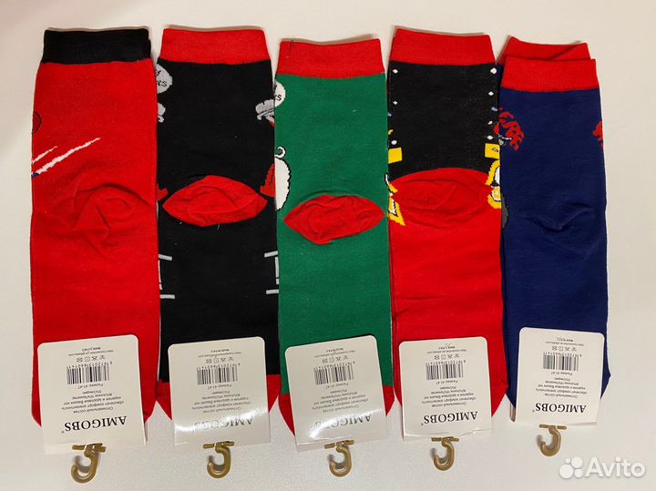 Носки с принтом 5 пар за 300
