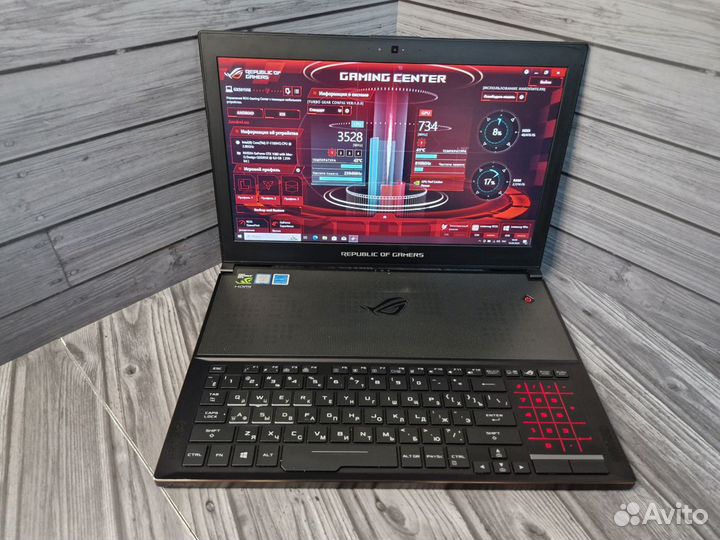 Asus ROG zephyrus GX501Vi I7 / 16 / GTX1080 8гб