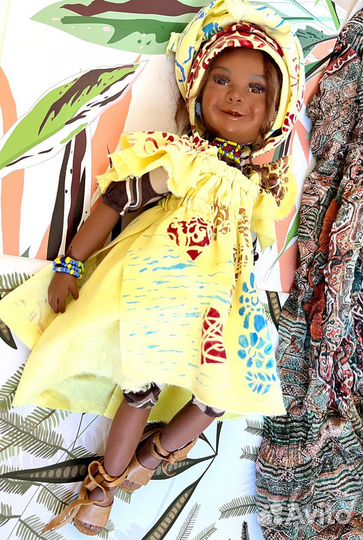 Кукла из запекаемого пластика ручной работы