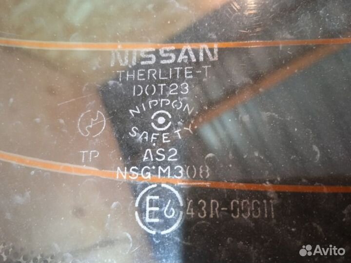 Стекло заднее Nissan Bluebird U14 SR20VE 1998