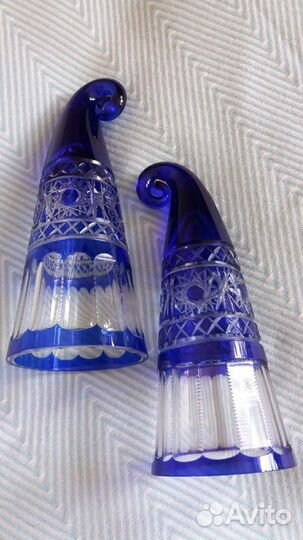 Хрустальный рог кобальт