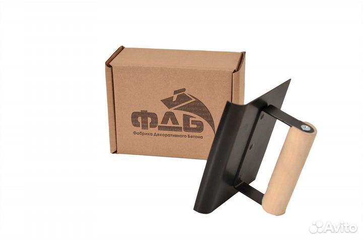 Гладилка для бетона.Кельма угловая(кромкогиб)