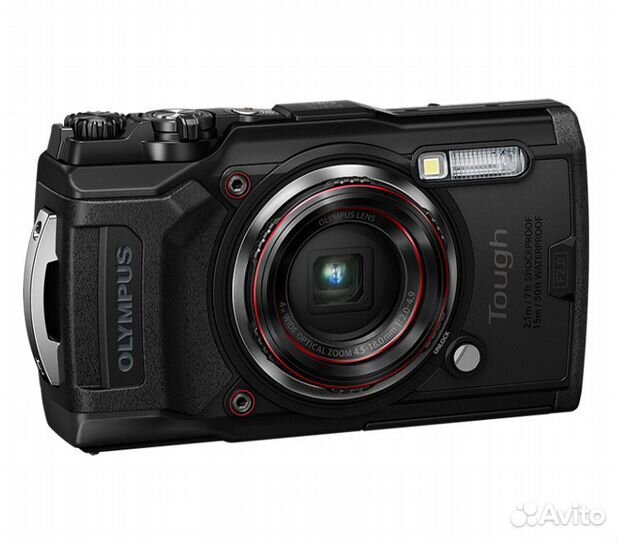Компактный фотоаппарат Olympus Tough TG-6, черный