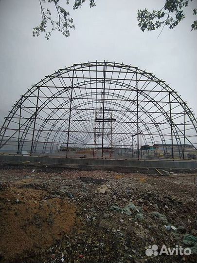 Каркас ангара Арки 9м