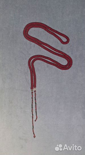 Лариат из бисера