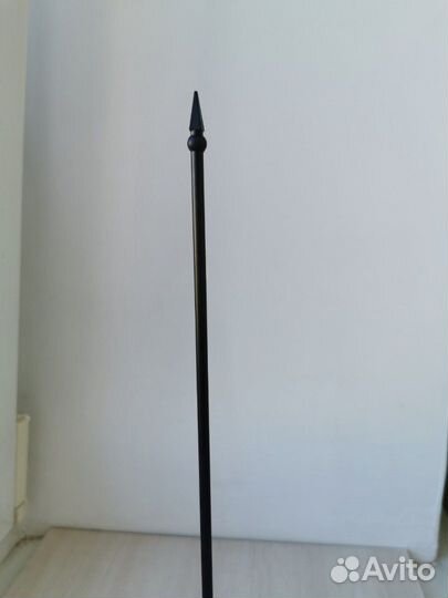 Подставка для флажка настольная чёрная