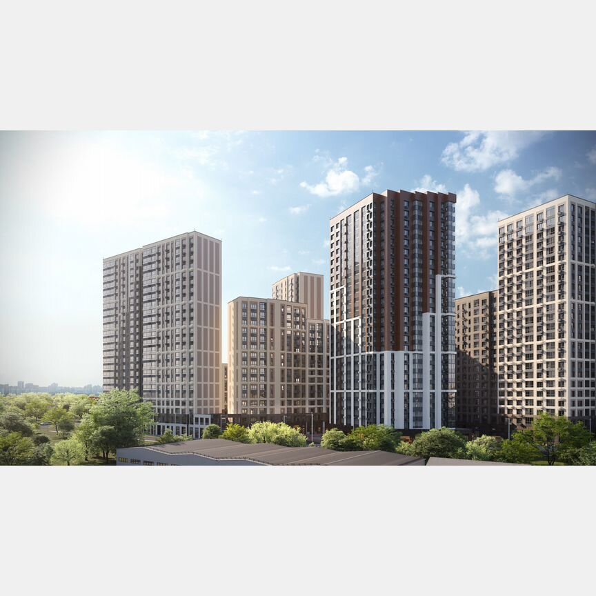 2-к. квартира, 51,8 м², 22/24 эт.