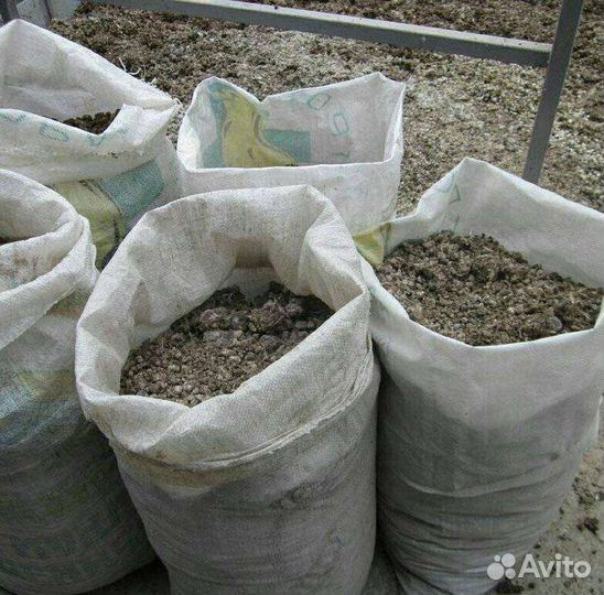 Птичий помет с опилками