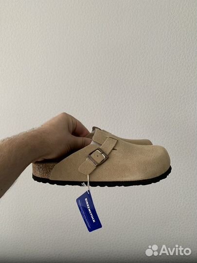 Сабо женские Birkenstock Boston camel (хаки )