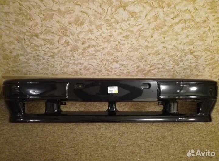 Бампер 2114 чёрный, графитовый металлик