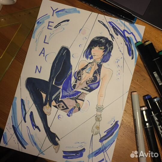 Рисунки на заказ аниме