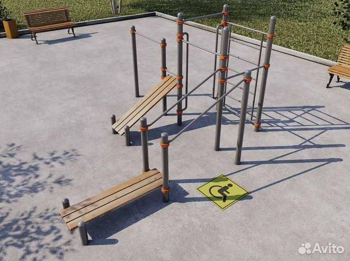 Уличная спортивная площадка