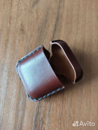 Кожаный чехол Airpods 2, Airpods Pro