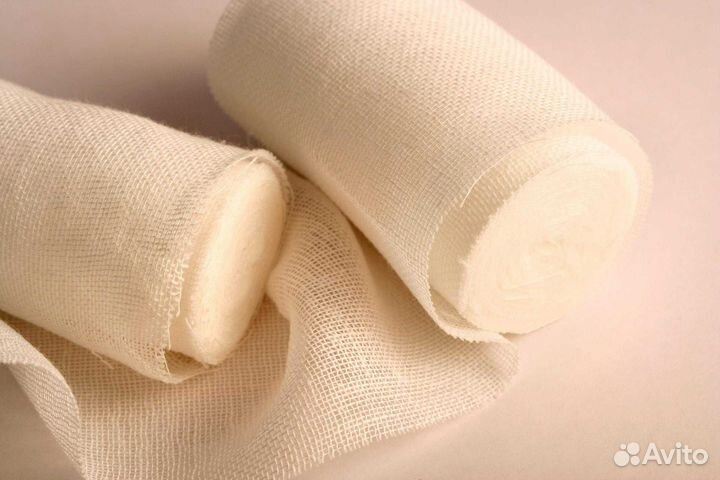 Марля в рулонах и отрезах