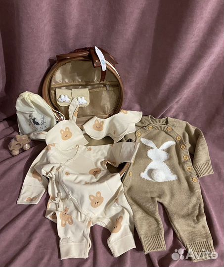 Подарок для новорожденного, комплект на выписку