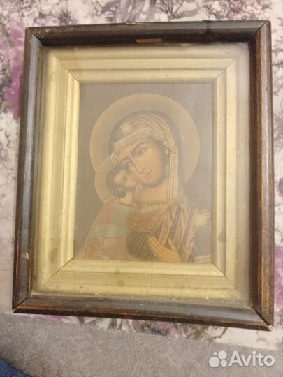 Старинные иконы 19 век в киоте