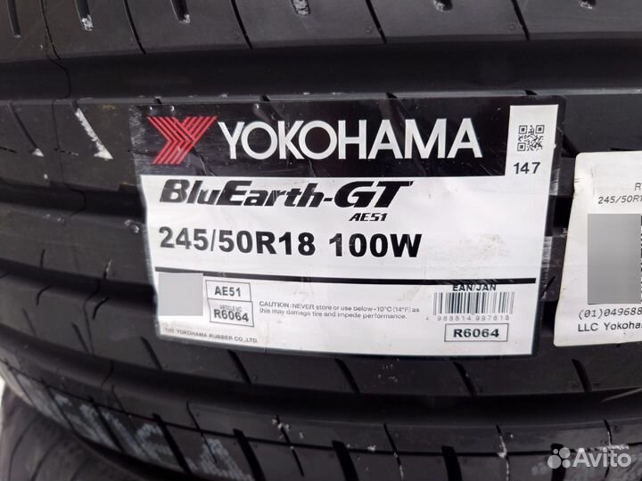 Yokohama BluEarth AE51 245/50 R18 100W