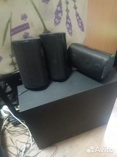 Сабвуфер и колонки