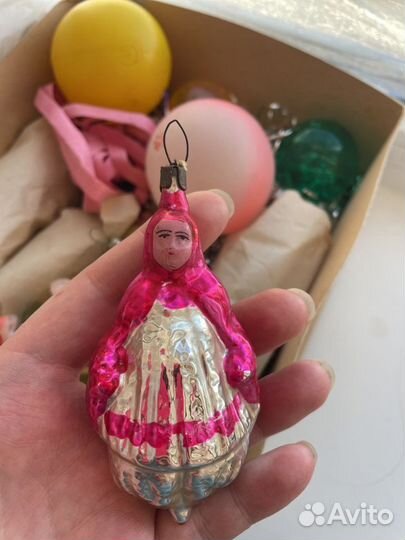 Елочная игрушка СССР шамаханская царица