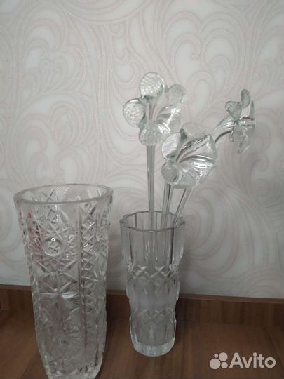 Вазы хрустальные СССР и др в профиле