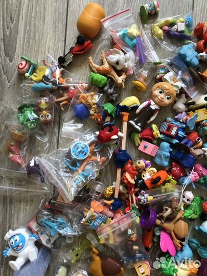 Игрушки киндер сюрприз пакетом