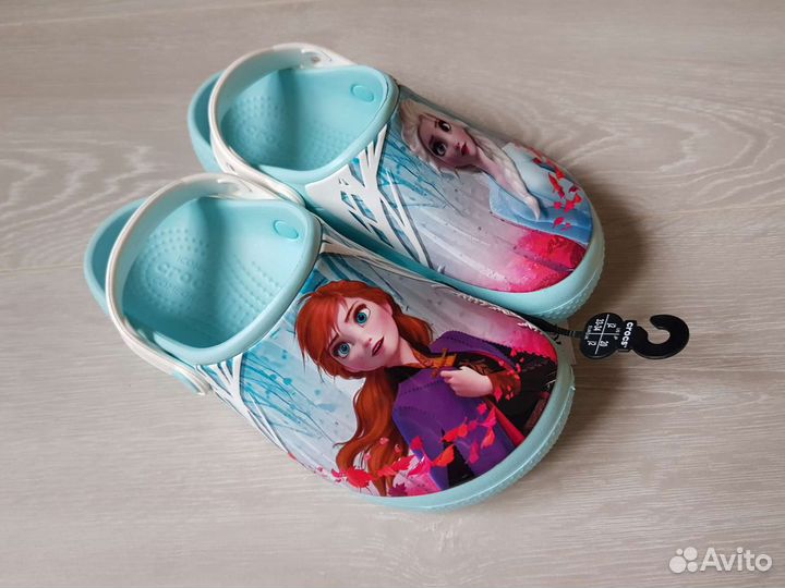 Сабо Crocs Эльза Frozen 33-34/j2