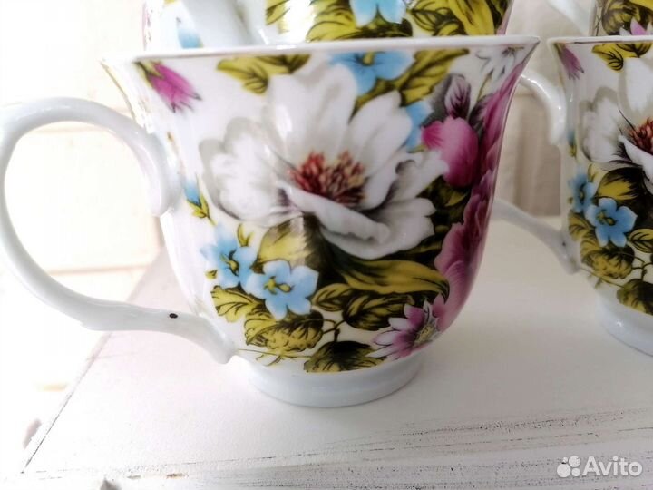 Чайный набор чашки блюдца