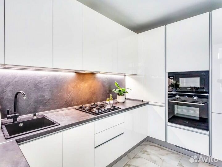 Кухонный гарнитур - мойка и замер в подарок