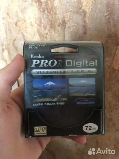 3 фильтра для обьектива 72 мм