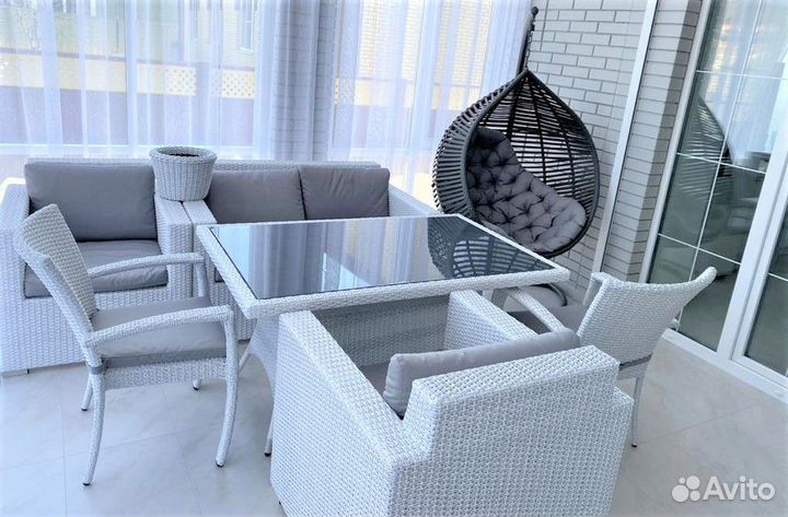 Плетеная мебель из ротанга для сада, дома и дачи