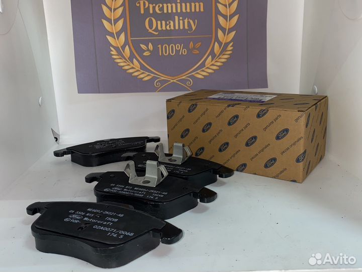 Тормозные колодки Ford mondeo 4 передние Тормозные